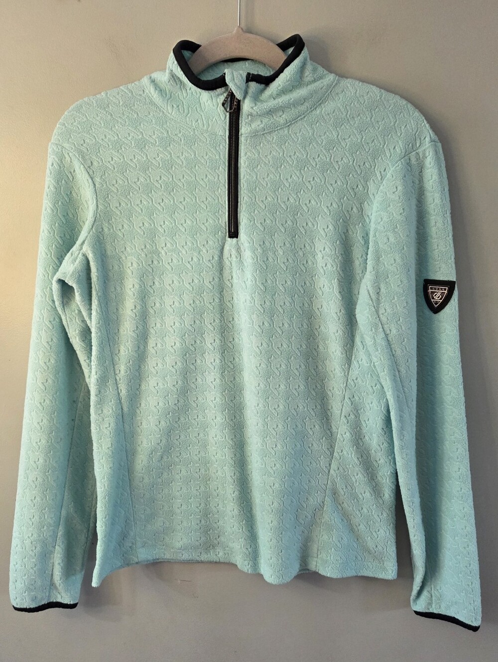 Dare 2B Womens Jacket Activewear Green 1/4 Zip Long Sleeve Pullover USA Size 6